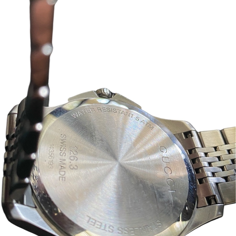 Gucci Stainless Steel 40mm G-Timeless Automatic Watch Black - Picture 7 of 8